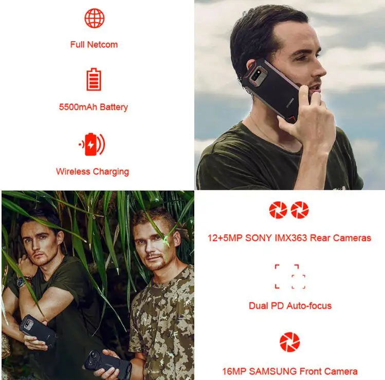 DOOGEE S70 IP68/IP69K Waterproof Game Phone 5.99