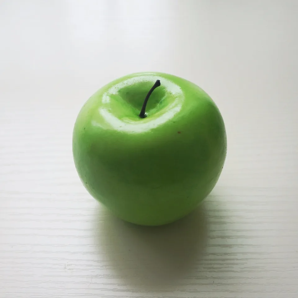 Moochung Fake Green Apples Artificial Plastic Apple Kitchen