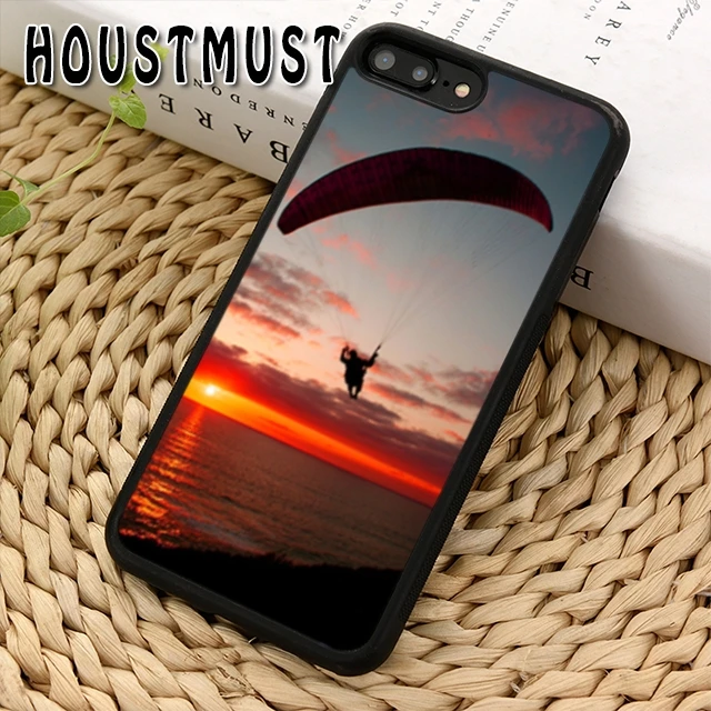HOUSTMUST Paraglide спортивные Парапланы закат чехол Чехол для iPhone 5 5S SE 6 S 7 8 X XR XS max galaxy S5 S6