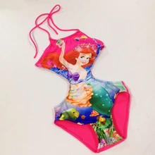 Купальный костюм русалки для девочек, купальный костюм высокого качества, удобный мягкий детский летний купальник, пляжный купальник