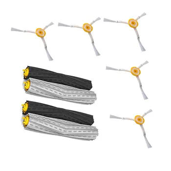 

Tangle-Free Debris Extractor Set & Side Brushes & Hepa Filters replacement For iRobot Roomba 800 series 870 880 900 series 980