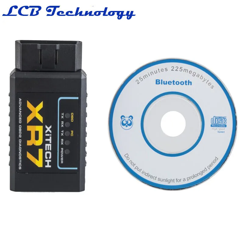 

Free Shipping! XR7 ELM327 Bluetooth OBD-II 2 Advanced Diagnostic Car Scanner Tool ME3L Hight Quality