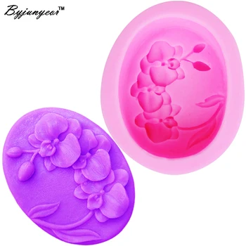 

S101 Orchid Flower UV Resin Silicone Mold Fondant Chocolate Candy Crystal Epoxy Clay Plaster Concrete Candle Soap Mould