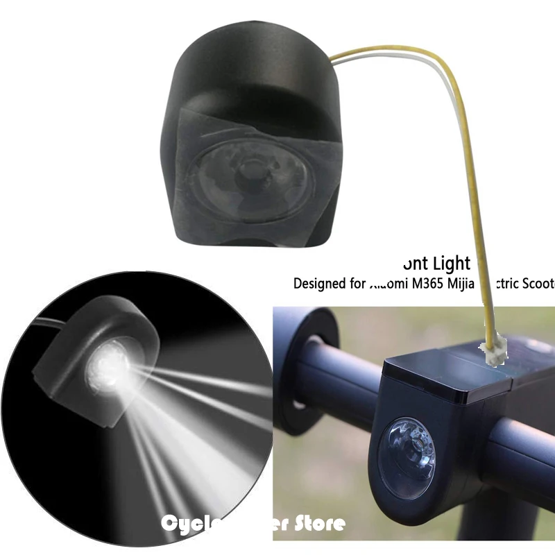 Электрический скутер передняя лампа светодиодный свет фара дальнего света большой диапазон для Xiaomi M365 Mijia электрический скутер ремонт аксессуары