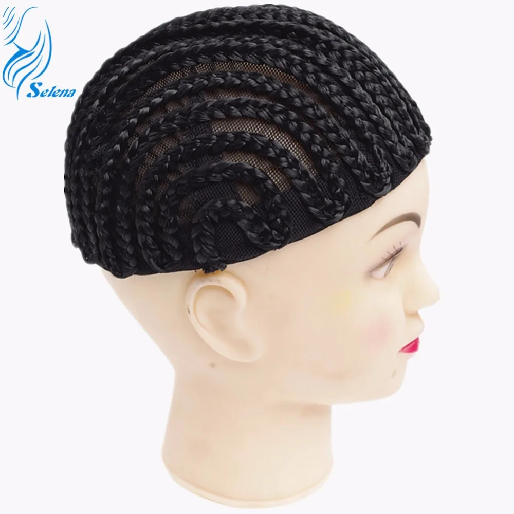Cornrows Wig Caps For Making Wigs Black Cornrows Cap Net Elastic Dome