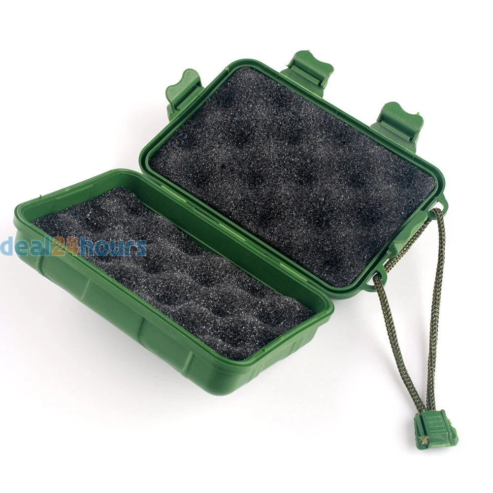 

Green Multi-function Waterproof Dustproof Archery Arrowheads Box Case (hold 6pcs) Arrowhead Archery Protector Portable