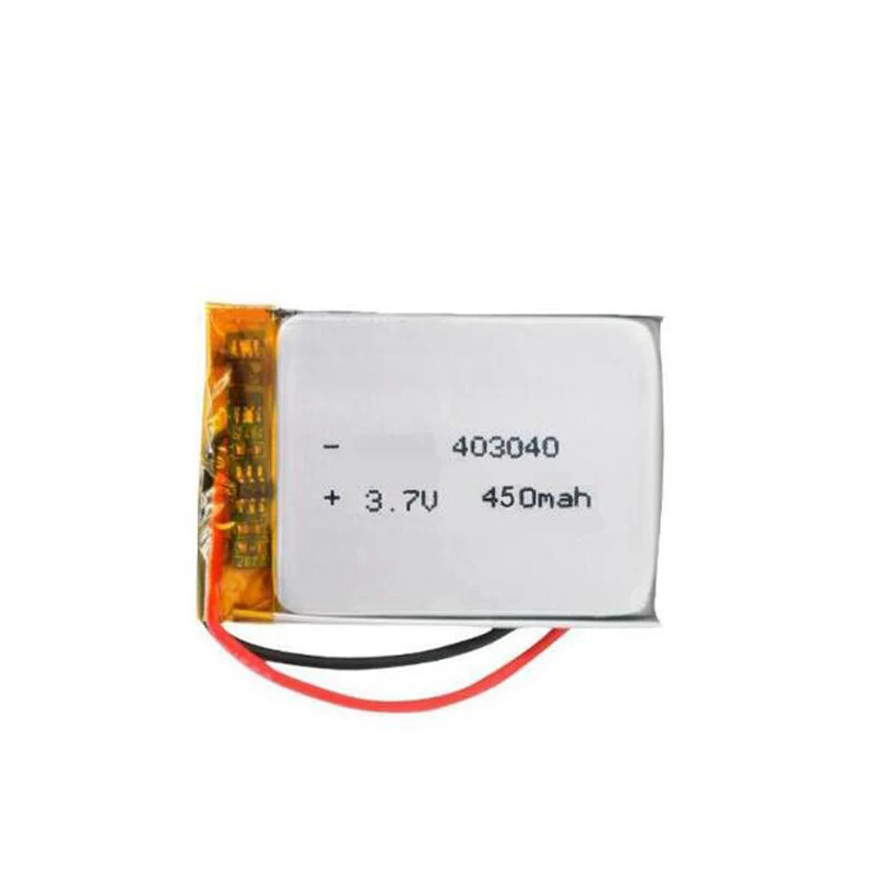 3,7 V 450mAh 403040 литий-полимерный Li-Po литий-ионный аккумулятор для MP3 MP4 gps Bluetooth Тахограф Автомобильный видеорегистратор