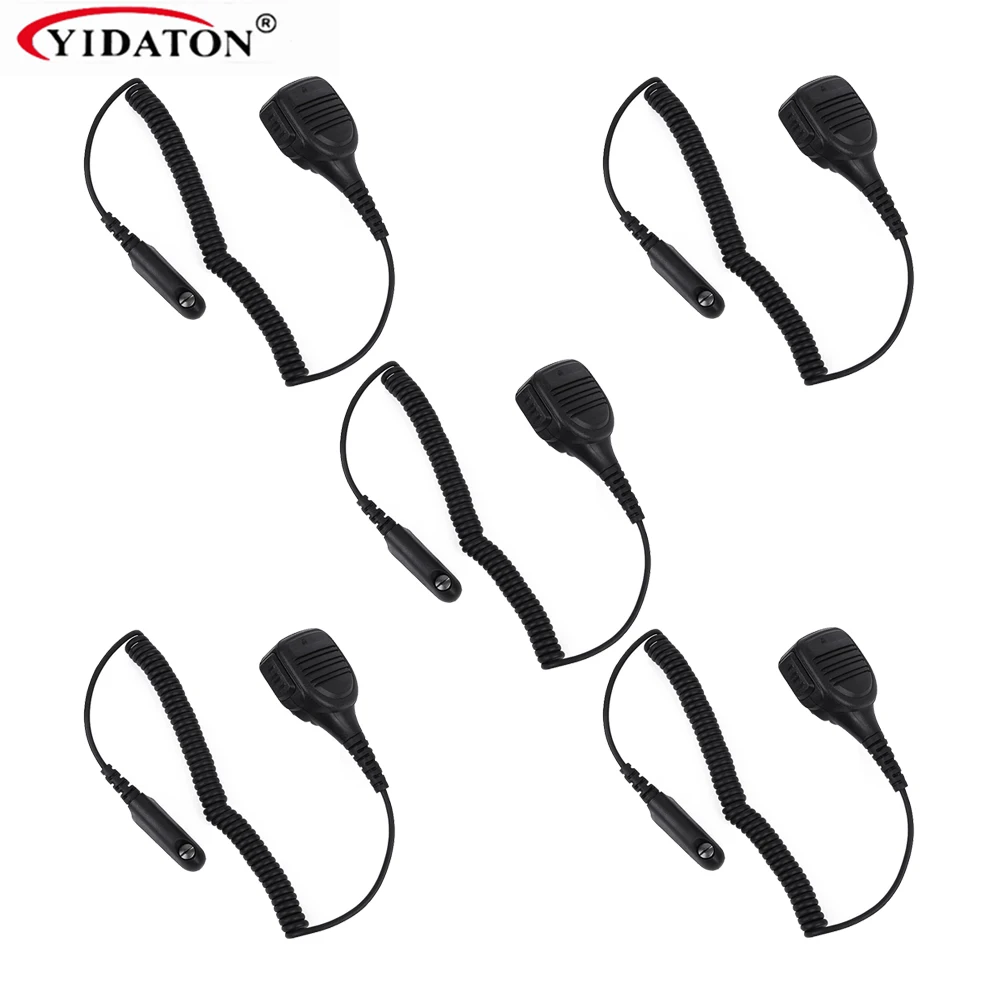

5PCS New Y Plug Handheld Speaker With Light Mic microphone 1pin for Yaesu Vertex VX-1R/2R/3R/5R/VX168/VX160/FT60R