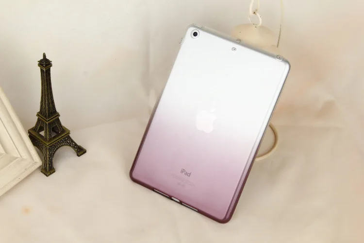 Роскошный Радужный цветной Чехол для iPad Mini 4, мягкий тонкий силиконовый защитный чехол для задней панели, чехол Mini4