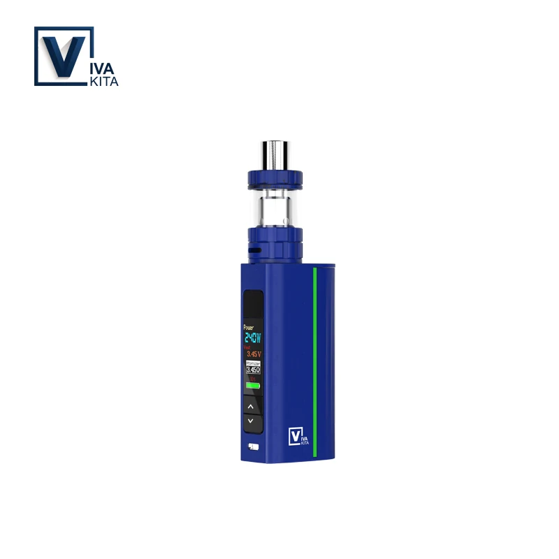 Vaptio portable vaporizer variable wattage box mod 75w P-II temp control mod 1850mah electric battery vapor cigarette Vaptio portable vaporizer variable wattage box mod 75w P-II temp control mod 1850mah electric battery vapor cigarette