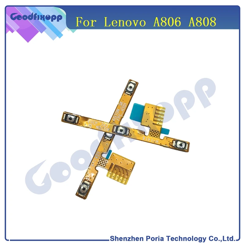 LEN049 Original 100% tested For Lenovo A806 A808 Power on off Volume Button Up Down Key Flex Cable Ribbon Replacement Parts free shipping(5)
