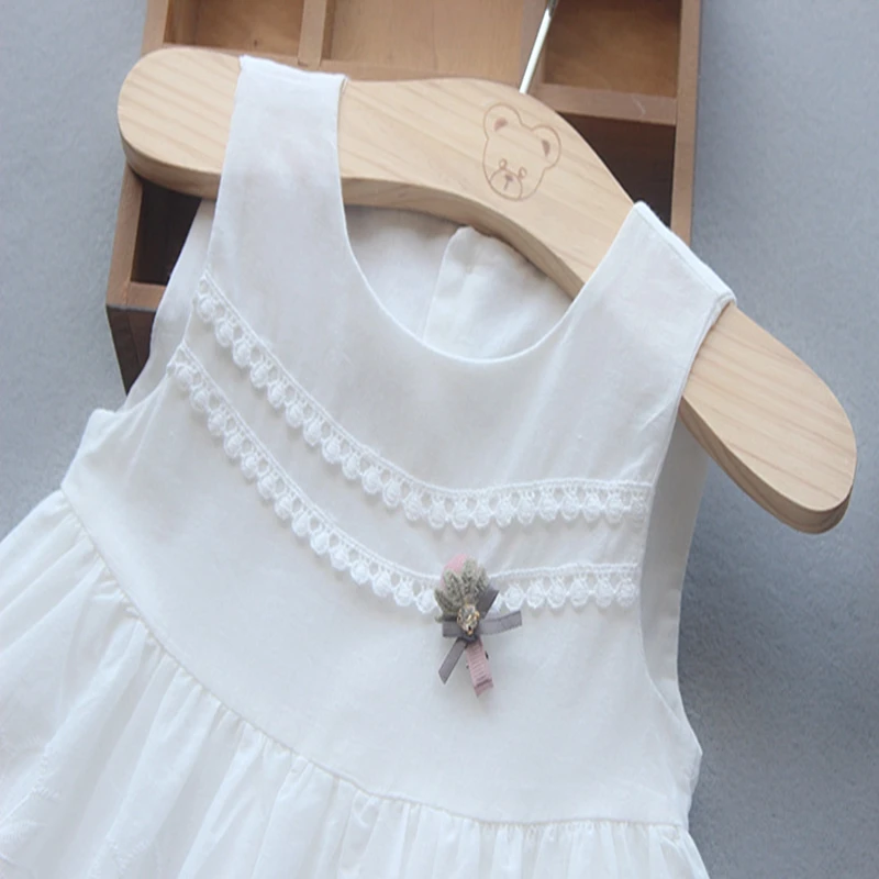 Baby Dresses Girls Children's Toddler Girls High-end embroidered Princess Dresses Summer Fresh and generous Party Dress kids clothing (3)