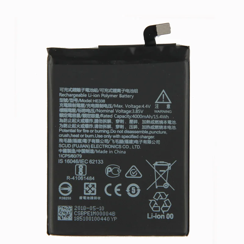 

Original HE338 Phone battery For Nokia 2 4000mAh
