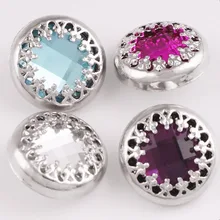 XHB1053 цветок металлическая кнопка оснастки для оснастки ювелирных изделий(подходит 18 мм 20 мм оснастка