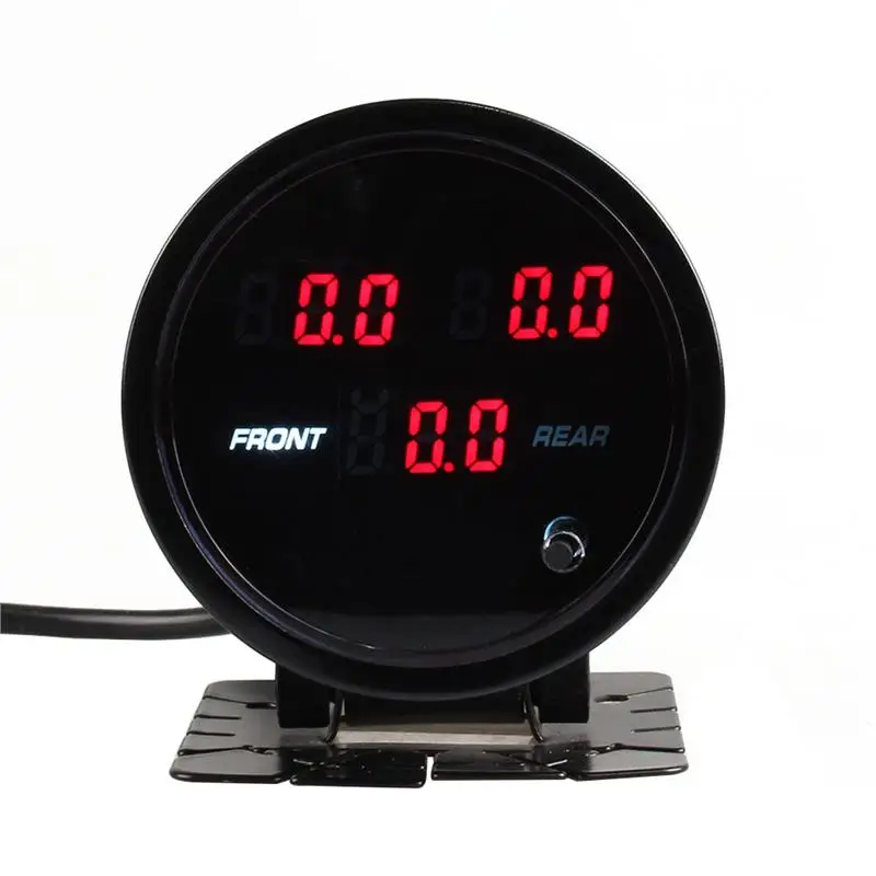 US $100.00 60mm Digital Air Pressure Gauge High Accuracy Barometers Monitoring Tools Tester For Car Motorcycle Bicycle 5pcs 18npt Sensors