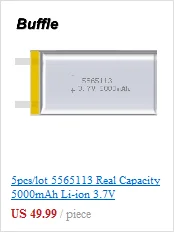 2x1065113 реальная емкость 10000mAh литий-ионный аккумулятор 3,7 V литий-полимерный Мобильный резервный источник питания цифровой продукт планшет