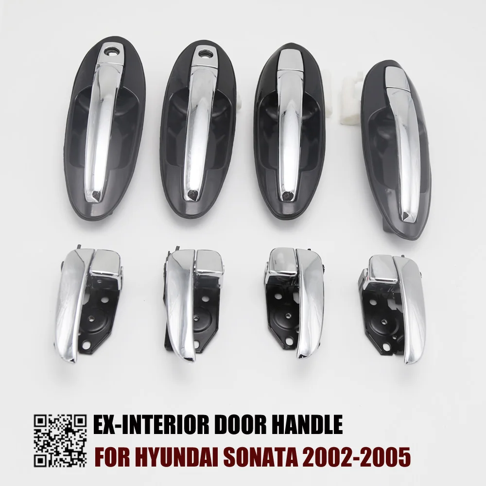 

CHROME INTERIOR AND CHROME EXTERIOR DOOR HANDLE FOR HYUNDAI SONATA 2002-2005