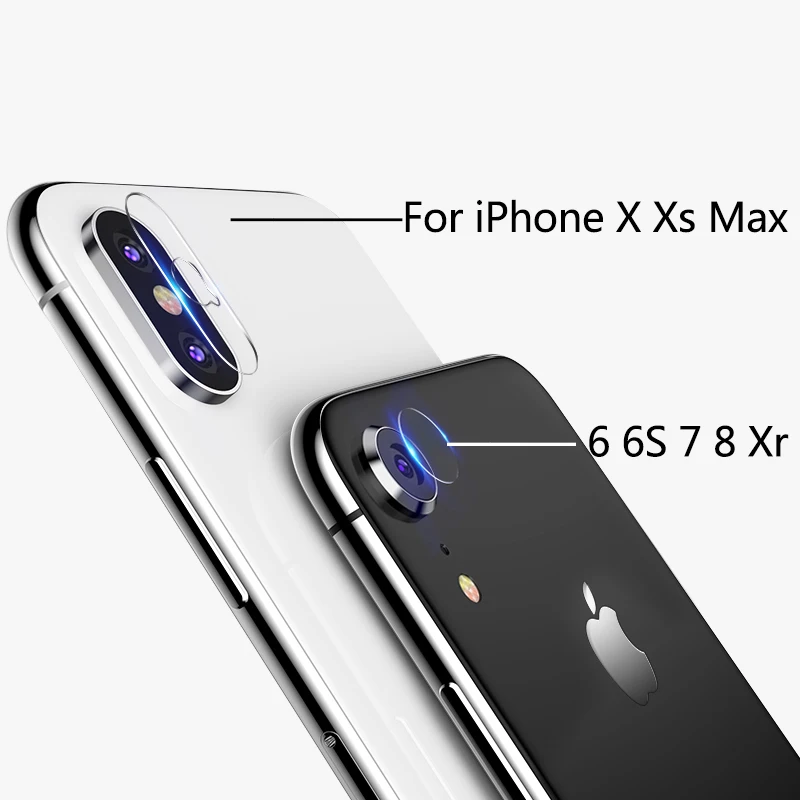 KISSCASE Zurück Kamera Objektiv Screen Protector für iPhone XR X XS Max Gehärtetem Glas Für iPhone