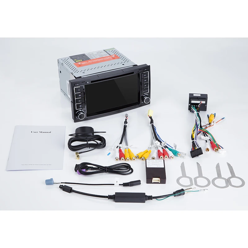 Ips HD 2 Din 7 ''Android 9 1 автомобильный DVD плеер с gps навигатором для VW/Volkswagen/Touareg/Transporter