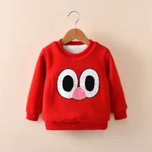 Godier Fashion Baby Winter Sweatshirt Boys Girls Clothes Cute Cartoon Warm Fleece Cotton Children Baby Kids Sweaters Girl Hoodie