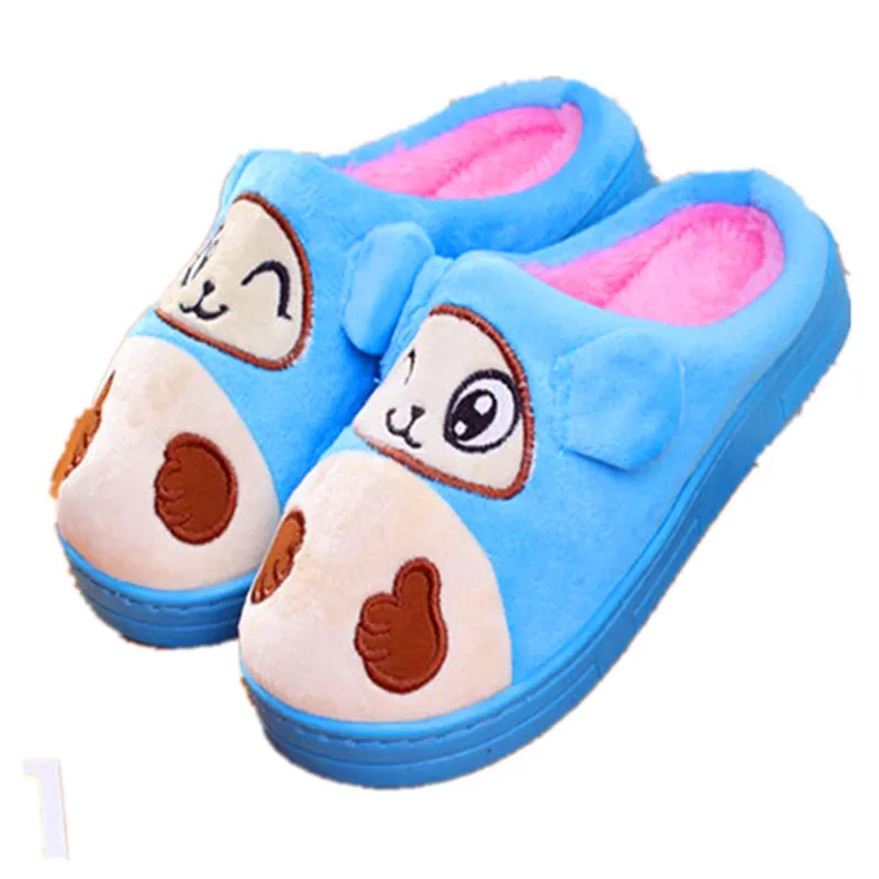 

Children Slippers Winter Cartoon Cotton Slippers  Home Warm Cotton Slippers Indoor Skid Rabbit Family TCCS2014