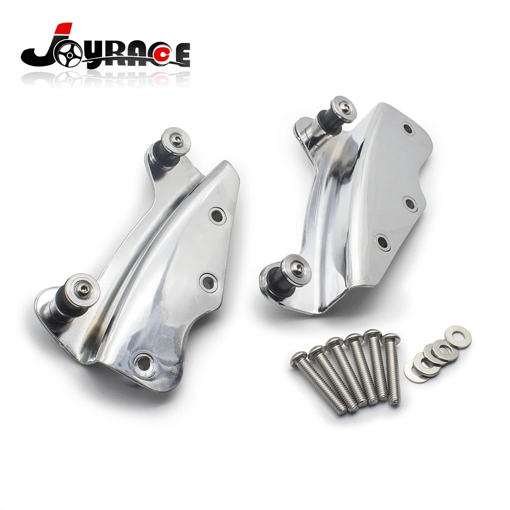 

Chrome 4 Point Docking Hardware Kit For Harley Electra Street Road Glide 09-13