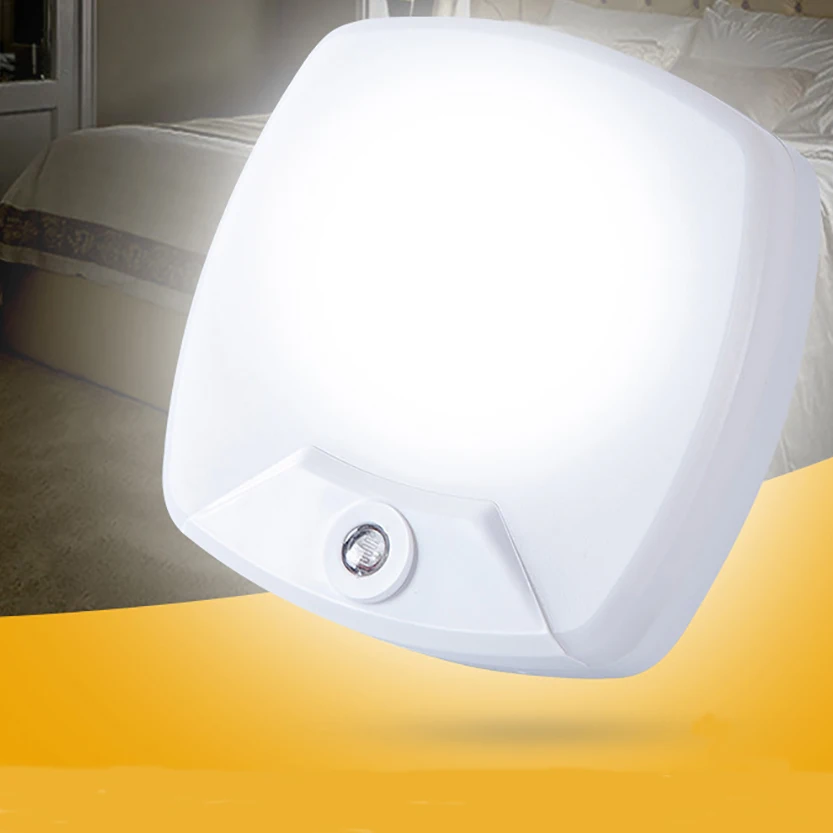

Light Sensor Mini Baby Night Light LED For Kids Children's Nightlight Auto Sensor Night Lamp Bedroom EU/US Plug Socket Wall Lamp