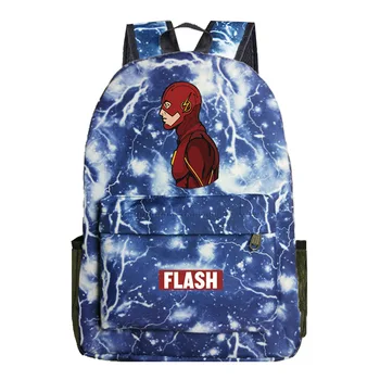 

Flash Man Manga Comic Hero Allen School Bag student bag Notebook backpack Daily backpack Mochila Boys Girls Gift