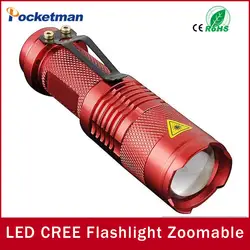 Светодиодный фонарик Увеличить 7 Вт 2000LM водонепроницаемый Lanterna светодиодный 3 режима Масштабируемые Факел AA 14500 фонарик Linterna LED