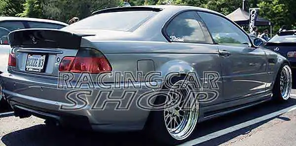 Real Carbon Fiber Trunk Spoiler CSL Bigger Wing Boot Lip Fit For 3-series BMW E46 Coupe 2Door 1998-2005