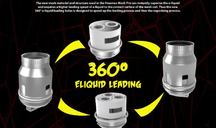 New Freemax Mesh Pro Tank 6ml Sub ohm Atomizer Carbon Fiber Freemax Mesh Pro Coil Vape Resin Tank 17 Colors VS Zeus Dual RTA 02 (11)