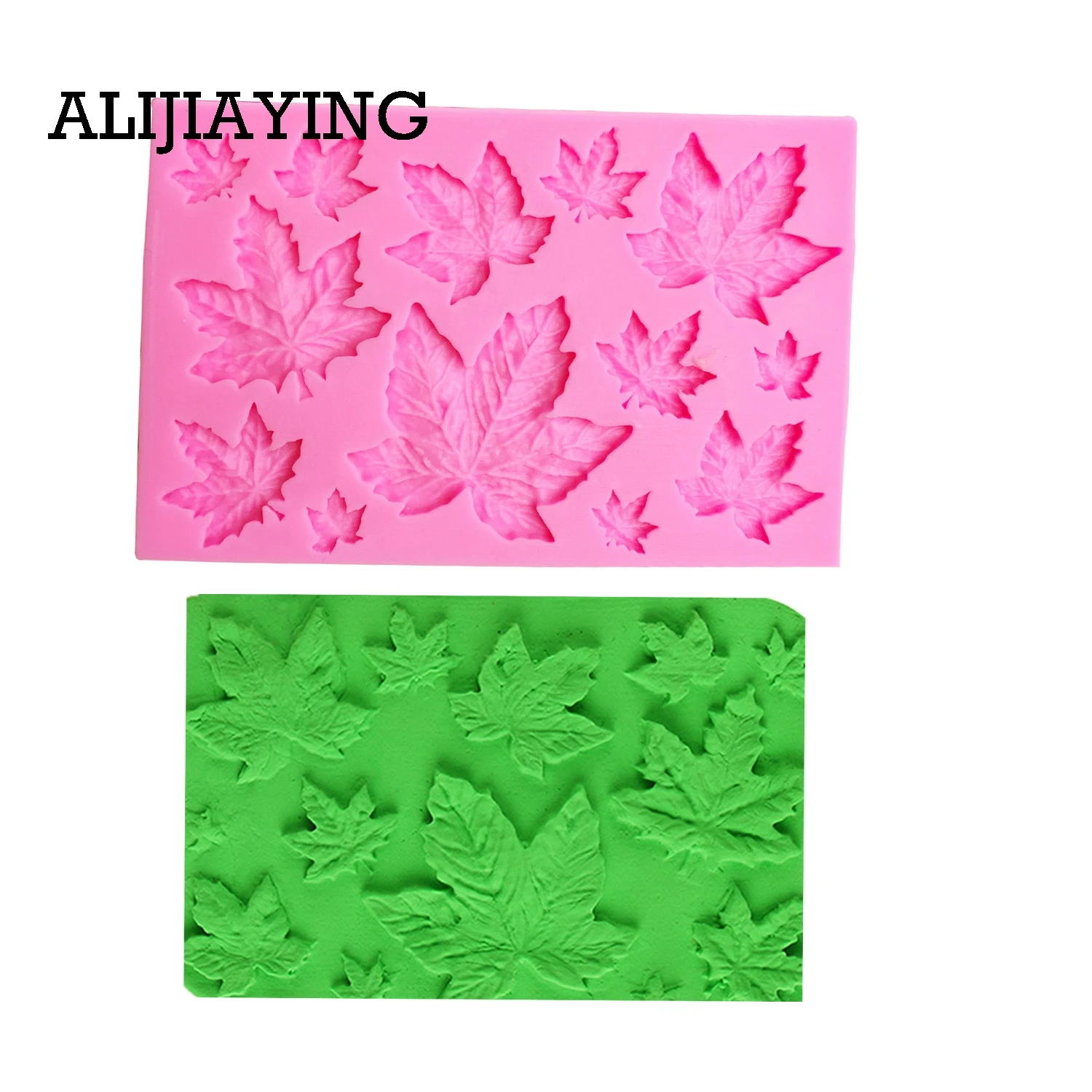 

M0973 1Pcs Maple leaf Silicone Mold,Leaves Sugarcraft Cake Decorating Tools,Fondant Chocolate Molds Cake Border Mould