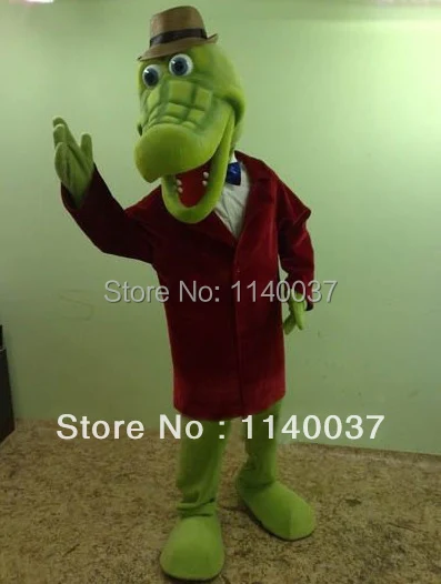

mascot Crocodile Mascot Costume Cartoon Character Crocodile Gena Mascotte Outfit Suit Fancy Dress