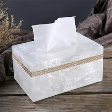 

NEWYEARNEW Europe Resin Tissue Box Creative Fashion Home Decoration Storage Tissue Holder Box Wedding Gift Free Shipping