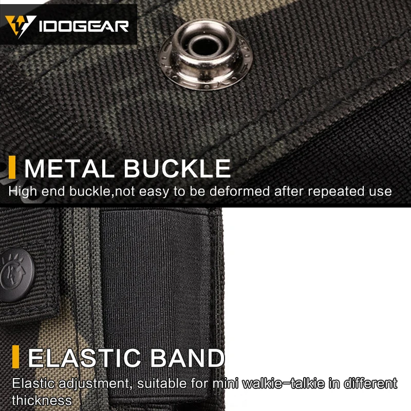 Мини сумка для радиоприемника IDO GEAR маленькая переносная рация с системой Молле