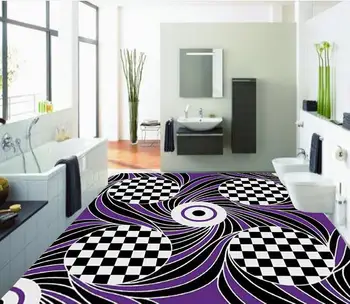 

Home Decoration 3d floor painting wallpaper Abstract creative pattern 3D floor pvc self-adhesive wallpaper