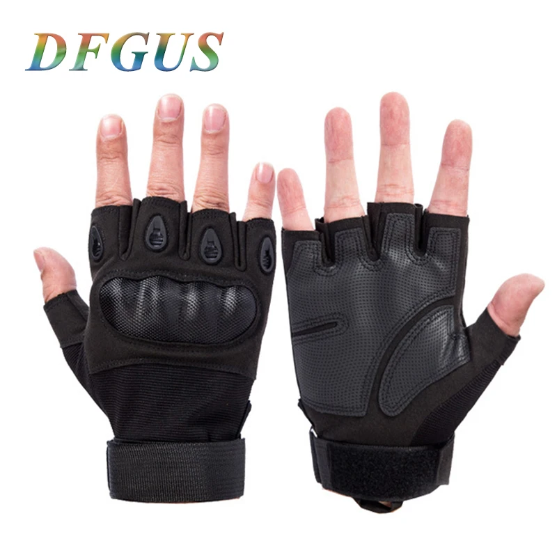 

Outdoor Sport Tactical Fingerless Gloves Military Army Shooting Hiking Hunting Climbing Cycling Riding Airsoft Half Finger Glove
