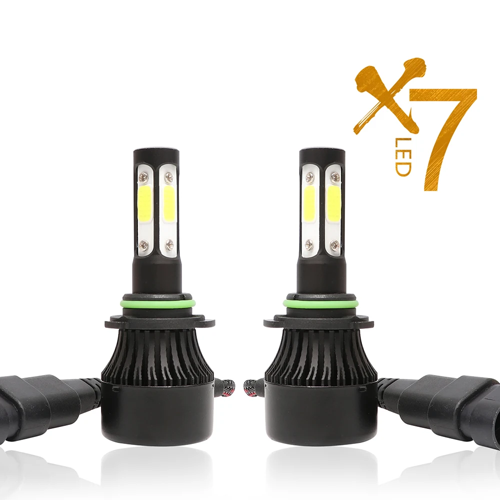 

2pcs X7 Led Car Headlight H7 LED H4 Bulb H11 9005 9006 72W 8000LM Auto Lamps Fog Lights 12V Car Styling Led Automotivo