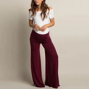 

fashion Maternity Woman High Waist Pants Trousers Pregnant Comfort Prop Belly Legging ropa embarazadas6.73gg