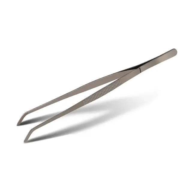 200mm Stainless Steel Tip Curved Pointed 20cm Lab Tweezersin