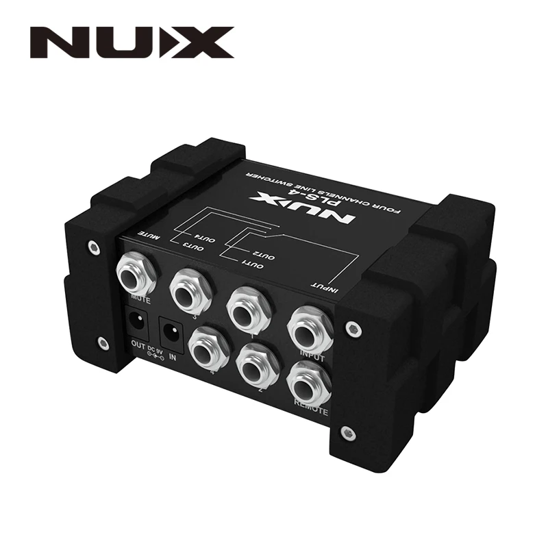 NUX Pro Audio PLS 4 Four channel Line Switcher Noise Gate True Bypass