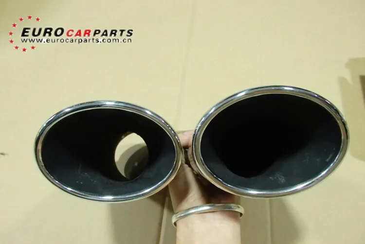 Hot sale ML63 exhaust tips fit for MB M-class ML W164 to ML63 A-style W164 muffler tips with A logo (5) - 