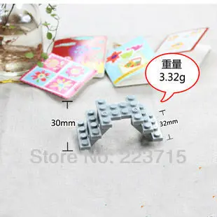 

Free Shipping!10pcs * Staircase 4X4X4* DIY enlighten block bricks,Compatible With Assembles Particles