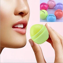 New Creative Natural Plant Lip Balm Beauty Makeup Nutritious Lip Care Ball Design Moisturizing Lips