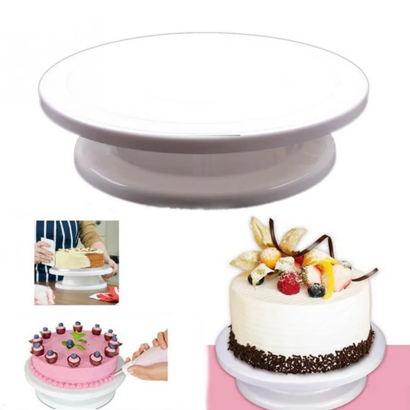 DIY украшения для тортов поворотный стол вручную вращающаяся подставка для торта в форме круга монтажный шаблон инструмент LE66