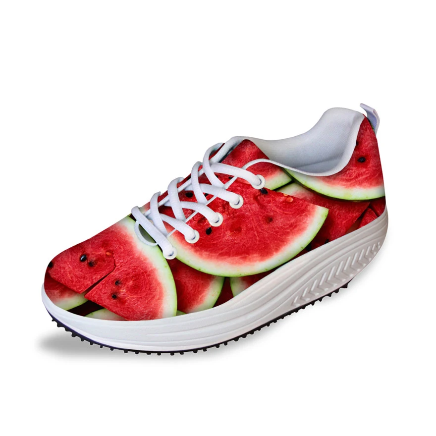 watermelon platform shoes