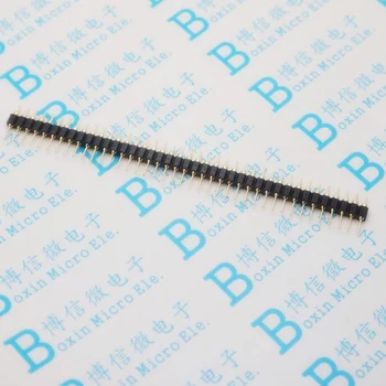 

Gold - Plated Single - Row Round Hole Row Pin 2.54MM 1 * 40PIN