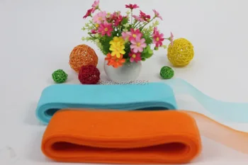 

Free Shipping 8cm Soft Polyester Netting Plain Veiling Crin Braid For Flexible Sinamay Millinery Hat Trim 100yard/lot