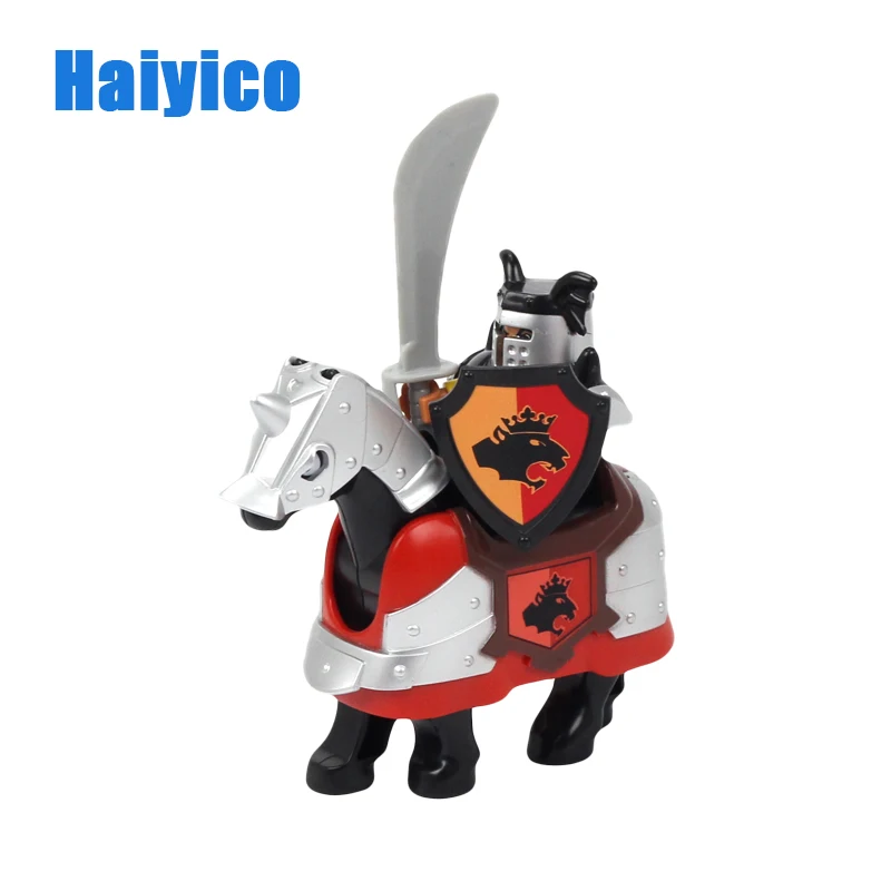

Battle of Evil Warfare Rome Knight Armor Weapon Horse Soldier Shield Brick Set Action Figures Building Blocks Accessory Toys