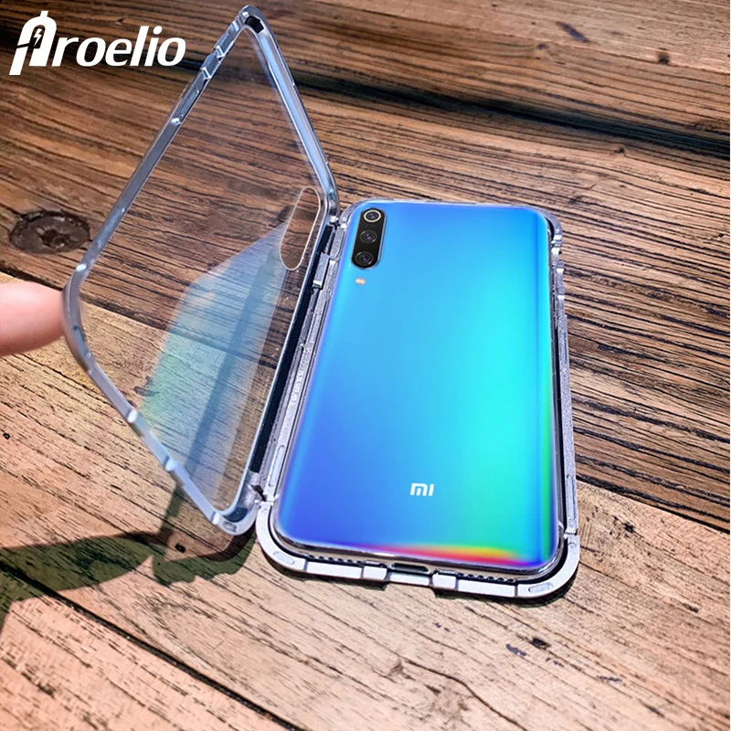

Proelio Magnetic Phone Case For Xiaomi Redmi K20 Note 5 7 6 Pro Mi 8 Explorer 9 SE Lite Pocophone F1 Tempered Glass Protection